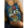Image de Admas - Maillot de bain Cooper bleu métallisé 40