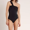Image de Admas - Maillot de bain 1 Pièce asymétrique drapé noir 42
