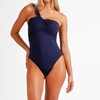 Image de Admas - Maillot de bain 1 Pièce asymétrique bleu 46