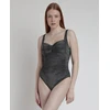 Image de Admas - Maillot de bain 1 Pièce Classique & Lumineux noir 46