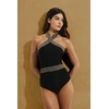 Image de Admas - Maillot de bain dos nu Luxe noir 44