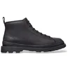 Image de Camper pour homme. K300535-001 Bottines en cuir Brutus+ noir (40), Plat, Lacets, Casuel