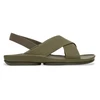 Image de Camper pour femme. K201926-004 Sandales en cuir Right Isla green (40), Plat, Aucun, Casuel, Vert