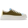 Image de Camper pour femme. K201626-022 Chaussures en cuir TWS bleu, vert (39), Plat, Lacets, Casuel