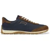 Image de Camper pour homme. K101097-008 Baskets en cuir Drift Walk bleu et marron (40), Plat, Lacets, Casuel