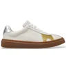 Image de Camper pour femme. K201909-005 Baskets en cuir Runner Twentyfive Twins blanc cassé (40), Plat, Lacets, Casuel