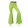 Image de FIESTAS GUIRCA - Pantalon Pattes D'ÉLÉPHANT ÉLASTIQUE Vert Femme