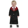 Image de FIESTAS GUIRCA | Costume d'Étudiant Sorcier pour Bébé (12-18 Mois) - Chemise, Veste, Cravate et Tunique - Costumes de Magicien pour Halloween et Fêtes Costumées - Idéal pour Enfants - Noir et Rouge