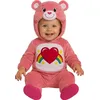 Image de FIESTAS GUIRCA | Costume de Oso Arcoíris Bébé (12-18 mois) - Capuche et Combinaison - Costumes d'Animaux pour Halloween, Carnaval et Fêtes Déguisées - Idéal pour Enfants Unisexes - Rose et Blanc