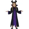 Image de FIESTAS GUIRCA | Costume de Fée Diabolique Enfant (10-12 Ans) - Robe et Diadème - Costumes de Contes, Fées et Médiéval pour Halloween, Carnaval et Journée du Livre - Idéal pour Filles - Noir et Violet