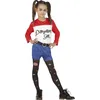 Image de FIESTAS GUIRCA Déguisement Costume Dangerous Girl Fille Dangereuse Halloween Enfant Fille 7-9 ans