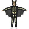Image de FIESTAS GUIRCA Murcielago Squelette Déguisement d'Halloween pour enfant 3-4 ans