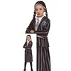 Image de FIESTAS GUIRCA Fille de Famille Gothique Costume Uniforme Scolaire - Déguisement Halloween Fille 10-12 Ans