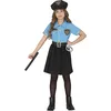 Image de FIESTAS GUIRCA Déguisement de Police Élégant pour Filles - Uniforme de Police Bleu Clair avec Robe et Chapeau de Police - Déguisement Enfants - Filles Âge 3-4 Ans