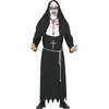Image de FIESTAS GUIRCA | Costume de Moine Adulte (48-50/M) - Tunique, Ceinture et Coiffe - Costumes de Religion et Monastère pour Halloween, Carnaval et Fêtes Déguisées - Idéal pour Hommes - Blanc et Noir
