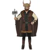 Image de FIESTAS GUIRCA | Costume de Vikingo Adulte (48-50/M) - Cape, Veste, Ceinture, Pantalon et Bandes - Costumes de Guerriers Nordiques pour Halloween, Carnaval et Fêtes Déguisées - Idéal pour Hommes