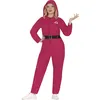 Image de FIESTAS GUIRCA Déguisement Gamer Capuche Rouge Costume Adulte Femme Taille M 38-40