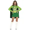 Image de FIESTAS GUIRCA | Costume Miss Mojito Adulte (38-40/M) - Cape, Ceinture, Porte-canettes et Robe - Costumes de Super-héros, Méchants et Boissons pour Enterrements de Vie de Garçon et Fêtes Déguisées
