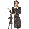 Image de FIESTAS GUIRCA Déguisement Fille de Famille Gothique - Robe Noire Élégante - Déguisement Halloween Femme Taille 38-40 M