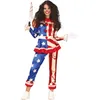 Image de FIESTAS GUIRCA Costume de clown américain - USA Clown Terreur Déguisement Halloween Femme Taille 42-44 L