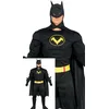 Image de FIESTAS GUIRCA | Costume Black Hero Adulte (52-54/L) - Cape, Capuche, Ceinture et Combinaison - Costumes de Superhéros et Vilains, Chauve-Souris pour Halloween, Carnaval et Fêtes Déguisées - Noir