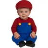 Image de FIESTAS GUIRCA Aventurous Conducteur de Train Déguisement Enfant - Combinaison Rouge Mécanicien Plombier avec Chapeau - Déguisement Garçon2-3 ans