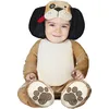 Image de FIESTAS GUIRCA | Costume de Chien Bébé (18-24 Mois) - Cagoule, Combinaison et Pattes - Costumes d'Animaux pour Halloween, Carnaval et Fêtes Costumées - Idéal pour Bébés Unisexes - Marron