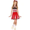 Image de FIESTAS GUIRCA Déguisement Pom-Pom Girl Costume Enfant Fille Taille Taille 5-6 Ans