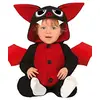 Image de FIESTAS GUIRCA | Costume de Chauve-Souris Bébé (18-24 Mois) - Pyjama avec Ailes, Cagoule et Combinaison - Costumes d'Animaux pour Halloween et Fêtes Costumées - Idéal pour Bébé Unisexe - Noir et Rouge