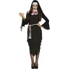 Image de FIESTAS GUIRCA | Disfraz de Monja Zombie pour Femme (42-44/L) - Robe, Ceinture et Diadème - Costumes Halloween, Horreur et Religion pour Fêtes Déguisées et Carnaval - Idéal pour Adultes