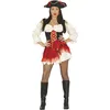 Image de FIESTAS GUIRCA | Costume de Pirata Charlotte pour Femme (38-40/M) - Chapeau et Robe - Costumes de Corsaire et Boucanier pour Halloween, Carnaval et Fêtes Déguisées de Pirates - Rouge