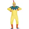 Image de FIESTAS GUIRCA | Costume de Gallo Adulte (52-54/L) - Capuche, Col et Combinaison - Costumes d'Animaux pour Halloween, Carnaval et Fêtes Déguisées - Idéal pour Hommes - Jaune et Vert
