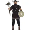 Image de FIESTAS GUIRCA | Costume de Viking Adulte (48-50/M) - Tunique, Bandeau, Ceinture, Cornes et Manchettes - Tenue de Guerrier Nordique pour Halloween, Carnaval et Fêtes Déguisées - Homme - Marron et Gris