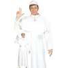 Image de FIESTAS GUIRCA | Costume de Papa Adulte (48-50/M) - Comprend Cape, Ceinture, Calotte et Soutane - Costumes Religieux pour Fêtes, Carnaval et Halloween - Idéal pour Hommes - Blanc