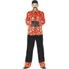 Image de FIESTAS GUIRCA | Costume de Mandarin Adulte (48-50/M) - Veste, Chapeau et Pantalon - Costumes Asiatiques pour Fêtes à Thème, Carnaval et Halloween - Idéal pour Homme - Rouge et Or