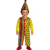 Image de FIESTAS GUIRCA | Costume de Clown Bébé (12-18 Mois) - Bonnet et Combinaison - Costumes de Cirque et Comédie pour Halloween, Carnaval et Fêtes Costumées - Idéal pour Bébé Unisexe - Multicolore