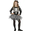 Image de Guirca 87389 Tutu squelette pour enfant Taille 10-12 ans