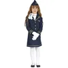 Image de FIESTAS GUIRCA | Costume d'Hôtesse de l'air Enfant (3-4 ans) - Robe et Chapeau - Déguisements de Pilotes et Aviation pour Halloween, Carnaval et Fêtes costumées - Idéal pour Filles - Bleu