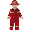 Image de FIESTAS GUIRCA | Costume de Pompier Bébé (18-24 Mois) - Casque et Combinaison - Costumes Enfantins pour Halloween, Carnaval et Fêtes de Pompier - Idéal pour Petits Enfants - Rouge