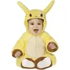 Image de FIESTAS GUIRCA | Costume Chinchilla Électrique Bébé (12-18 Mois) - Cagoule, Queue et Combinaison - Costumes de Jeux Vidéo, Cosplay et Animaux pour Halloween - Unisexe - Jaune et Marron