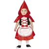 Image de FIESTAS GUIRCA | Costume de Caperucita Roja Bébé (18-24 Mois) - Cape, Cagoule et Robe - Costumes de Contes et Fées pour la Journée du Livre, Halloween - Idéal pour Filles - Rouge et Blanc