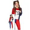 Image de FIESTAS GUIRCA | Costume Dangerous Girl Adulte (42-44/L) - T-shirt, Veste et Pantalon - Costumes de Super-héros et Vilains, Mr. Smile pour Halloween et Fêtes Déguisées - Bleu et Rouge