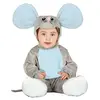 Image de FIESTAS GUIRCA | Costume de Petite Souris Bébé (12-18 Mois) - Combinaison, Queue, Bonnet et Pieds - Costumes d'Animaux pour Bébé Unisexe - Idéal pour Halloween, Carnaval et Fêtes Costumées - Gris