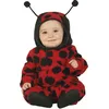 Image de FIESTAS GUIRCA | Costume de Coccinelle Bébé (12-18 Mois) - Cagoule et Combinaison - Costumes Enfant Unisexe pour Halloween, Carnaval et Fêtes Costumées - Idéal pour Bébés - Rouge et Noir