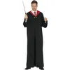 Image de FIESTAS GUIRCA Déguisement Étudiant en Magie Homme - Tenue Magicien Robe Noire - Costume Sorcier Homme Taille S 46-48