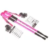 Image de Joluvi Unisexe Active Bastones Trekking, 68-135 cm, Taille, Rose Fluo/Noir