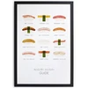 Image de Adapta Blue - Cadre Sushi multicolore - 60x40 cm OS