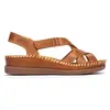 Image de Pikolinos Sandales à semelles compensées en Cuir CADAQUES pour Femme Color BRANDY