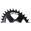 Image de Rotor Unisexe   Adulte Direct Mount QX1 Q-Ring 38Z (2INPOWER INPOWER DM/KAPIC/RHAWK/RRAPTOR) Montage Direct, Plateau Noir, 38