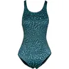 Image de ORCA Womens Core One Piece Swimsuit MS51 - Green Diploria Womens Size - S